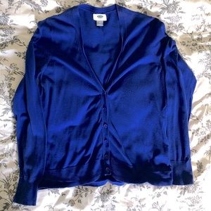 M Cobalt blue cardigan Old Navy